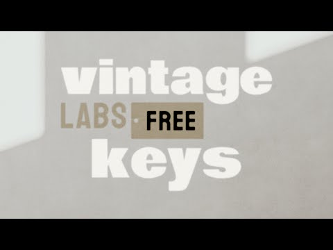 LABS Vintage Keys — Free Warm, Soulful Electric Piano VST