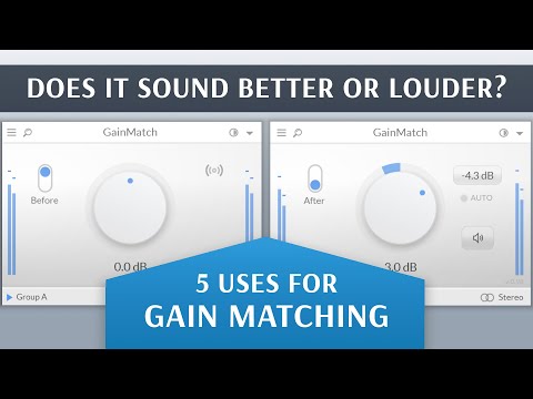 5 Uses For The Gain Matching Plugin