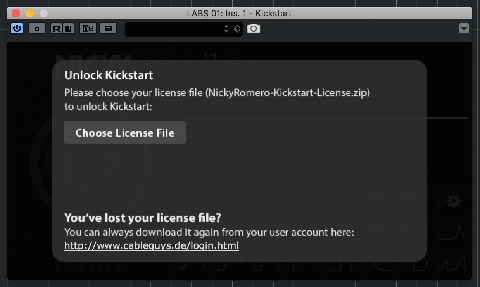 license file for nicky romero kickstart